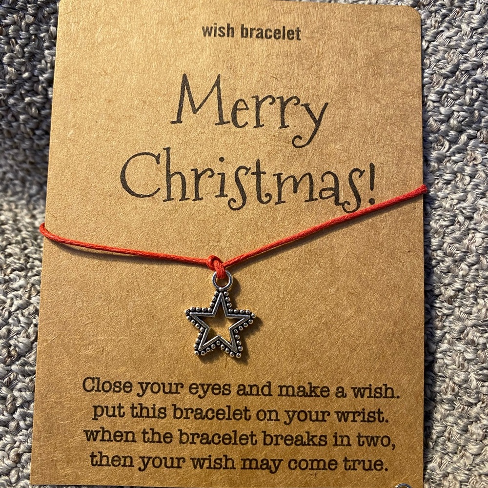 Make A Wish Bracelet - Merry Christmas #18